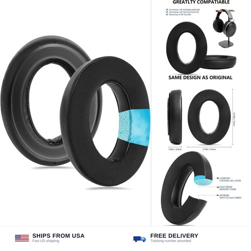 Replacement earpads cooling
