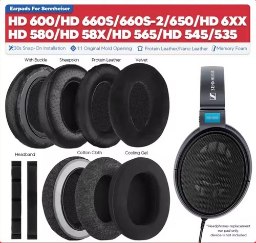 Replacement ear pads - ear, memory