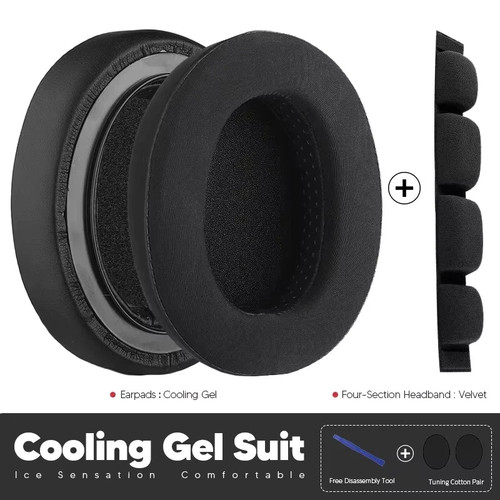 Replacement velour earpads for - earpads,